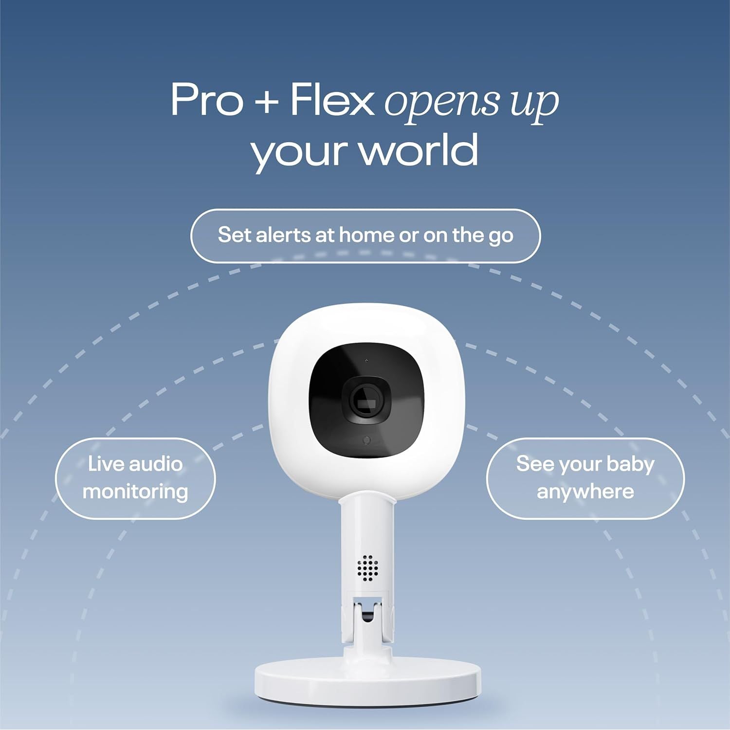 Buy Nanit,Nanit Pro 1080p HD Smart Baby Monitor & Flex Duo Stand – White, Split Screen, Alert Zone, Breathing Motion Monitoring, Small Breathing Band – EAN 810108750437 - Gadcet UK | UK | London | Scotland | Wales| Near Me | Cheap | Pay In 3 | Baby Monitor